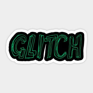 glitch Sticker